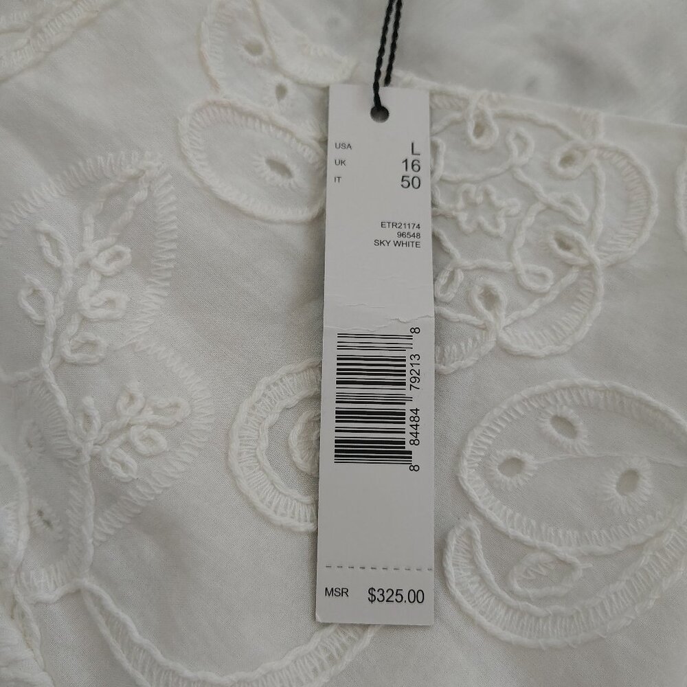 New Elie Tahari Wrap Front Blouse Top - Picture 6 of 13
